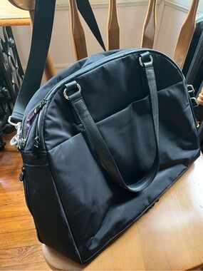 Lo & Sons O.G. 2 Medium Black Laptop Work Tote Bag